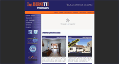 Desktop Screenshot of bernettipropiedades.com.ar
