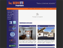 Tablet Screenshot of bernettipropiedades.com.ar